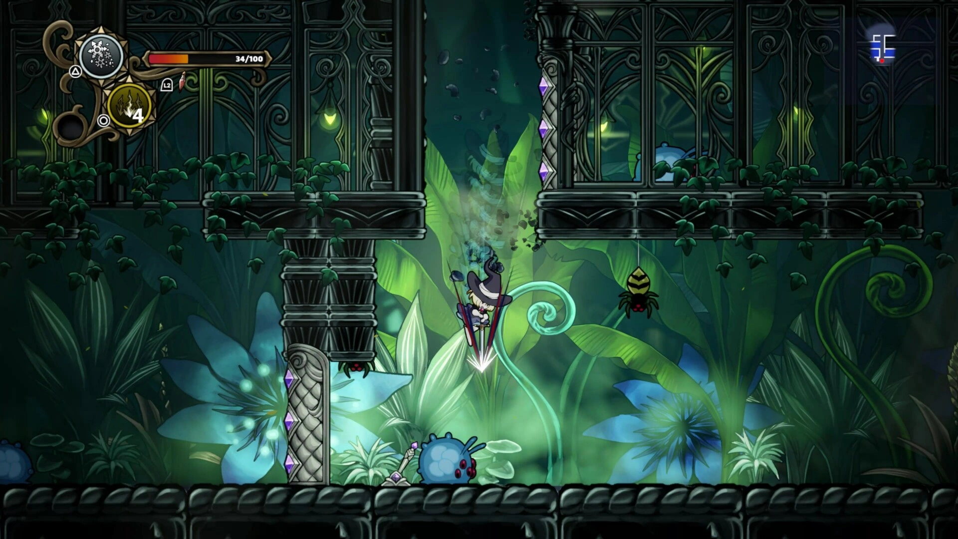 Never Grave: The Witch and The Curse - In-game screenshot