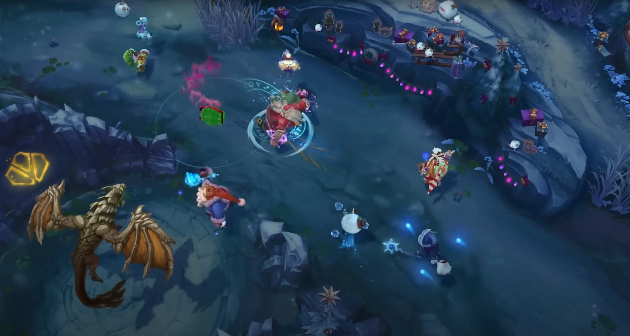 League of Legends - the winter map