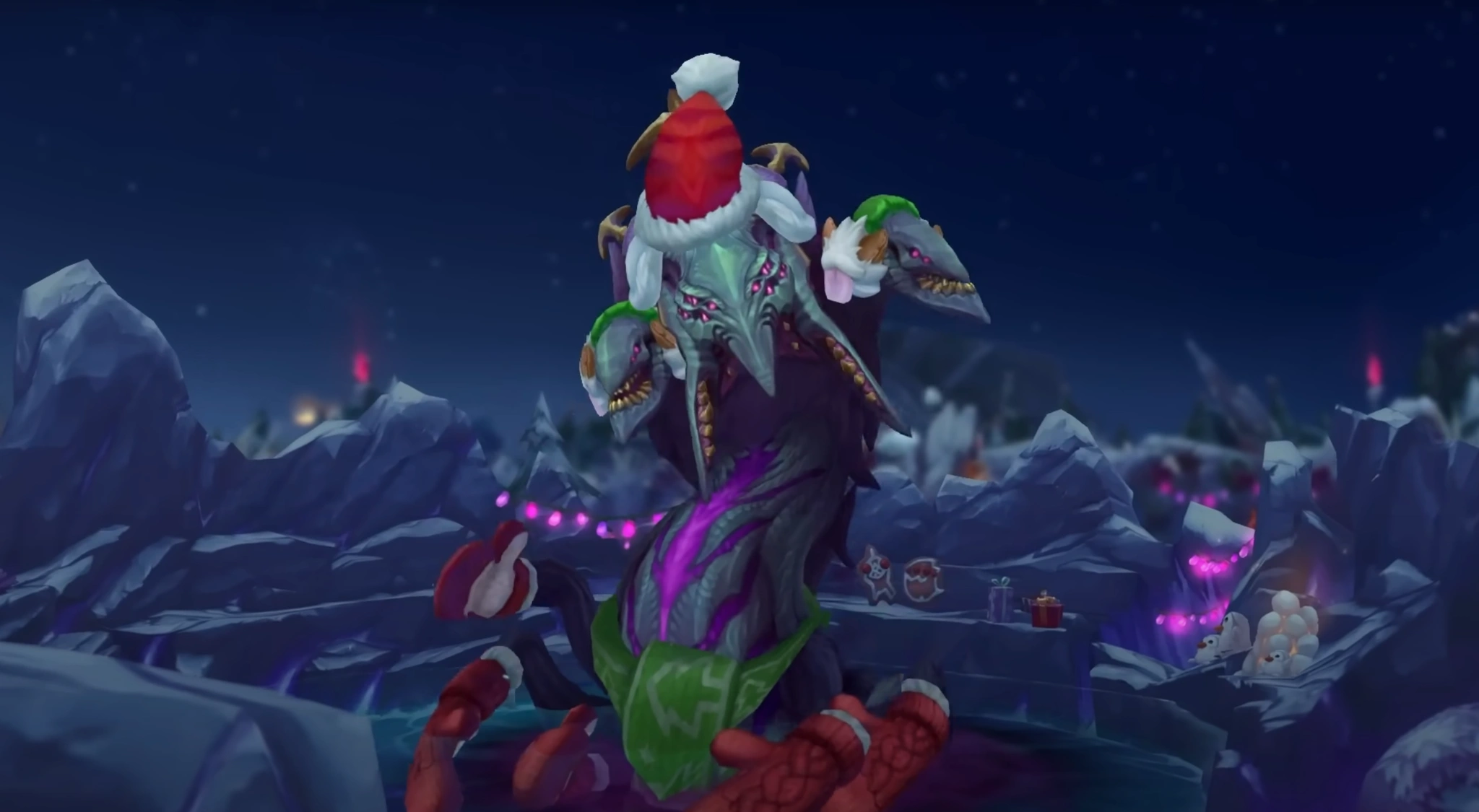 League of Legends - Baron in winter map