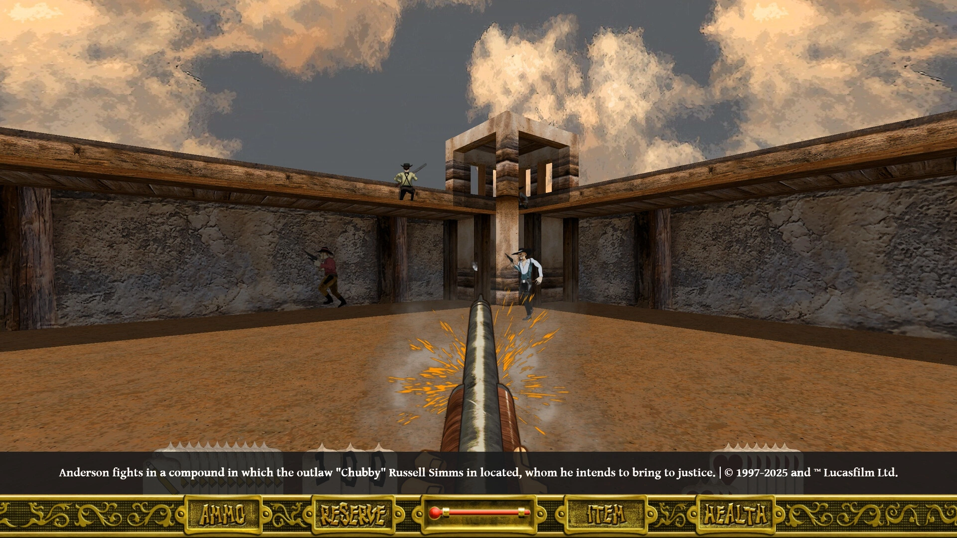 Outlaws + Handful of Missions: Remaster - Gameplay (store.steampowered.com)