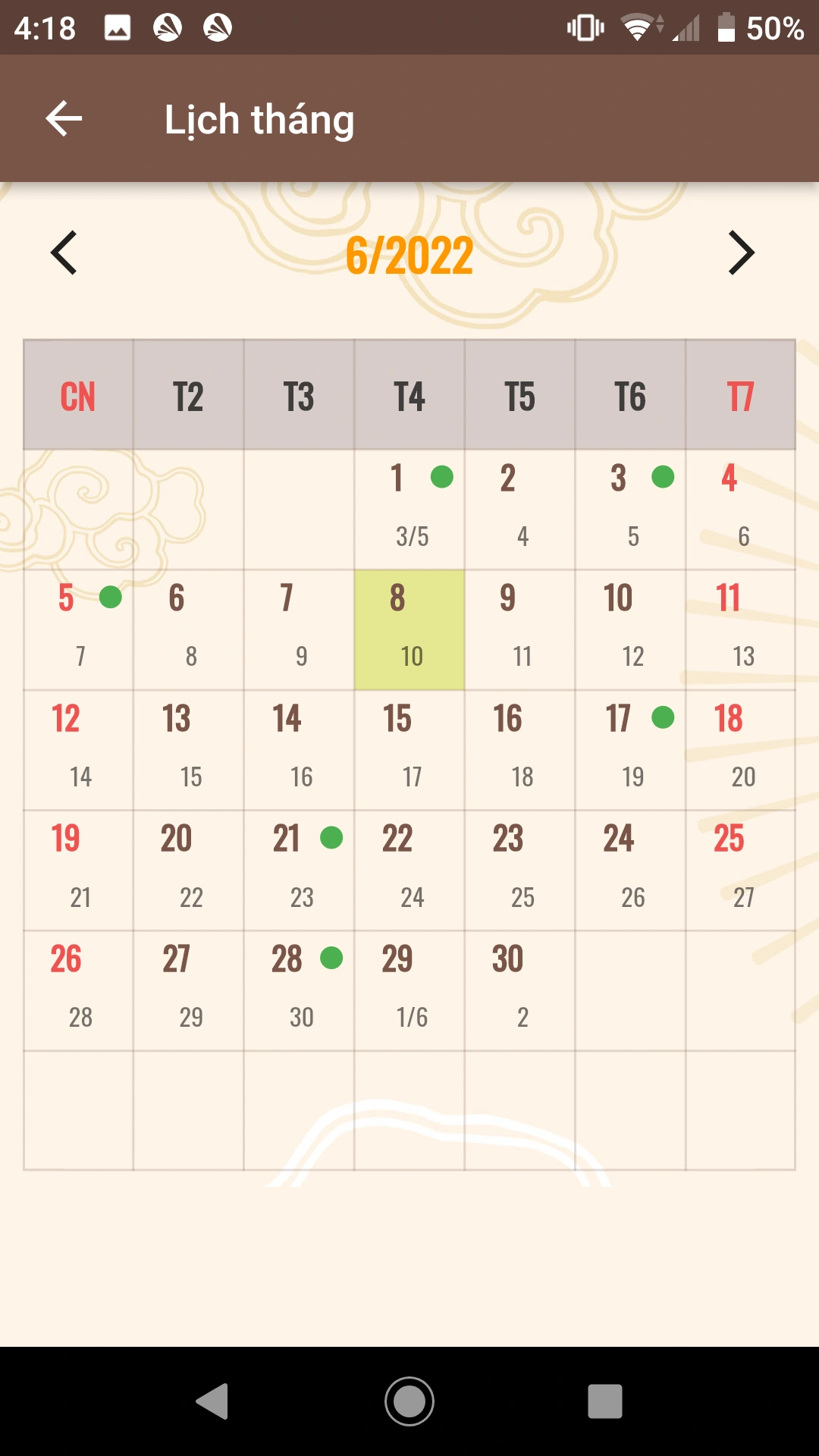 Lịch Âm Dương - Ứng dụng lịch âm và xem bói vui