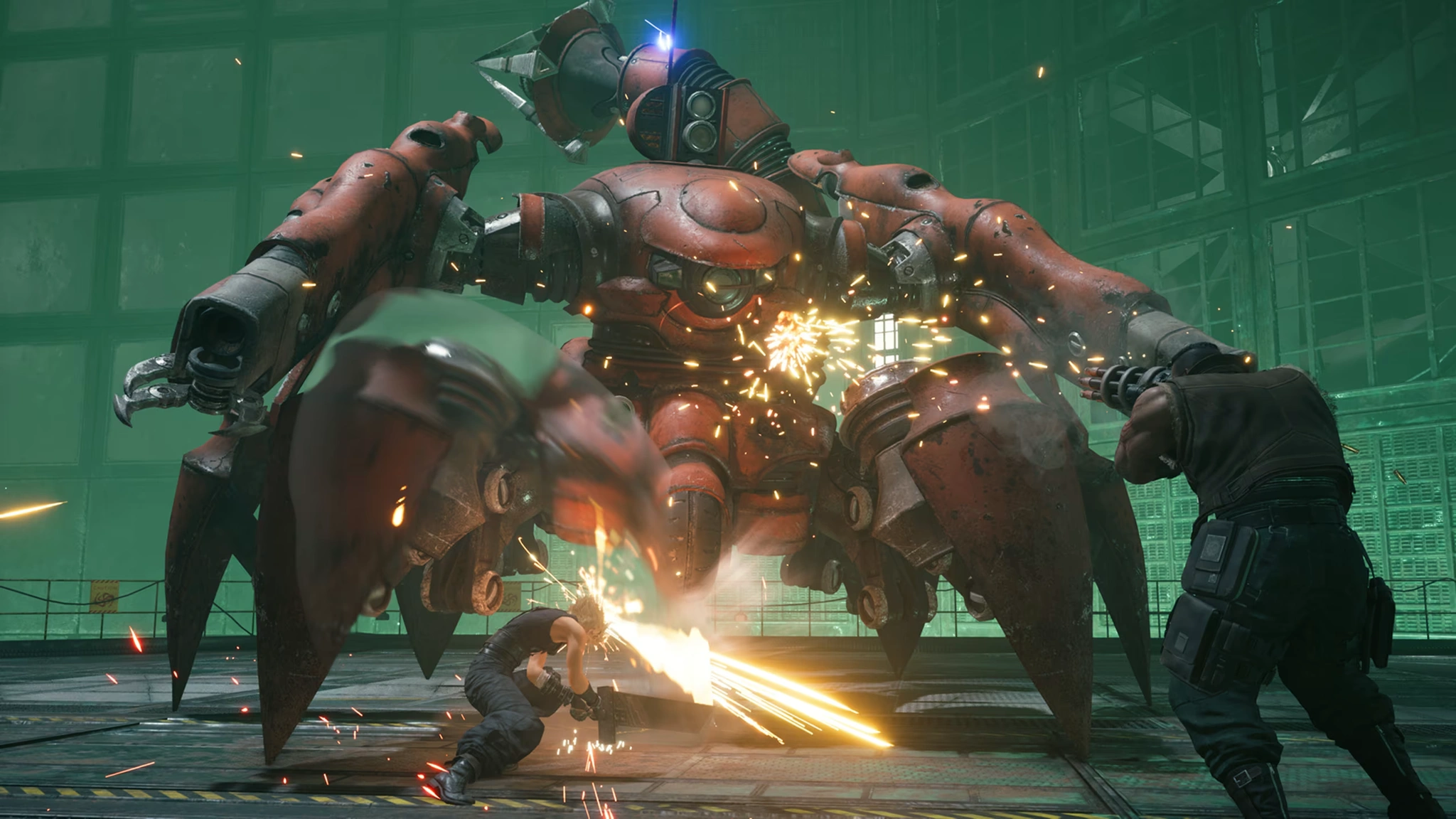 Stunning visuals and fast-paced gameplay in Final Fantasy VII Remake Intergrade (Image source: Nintendo)