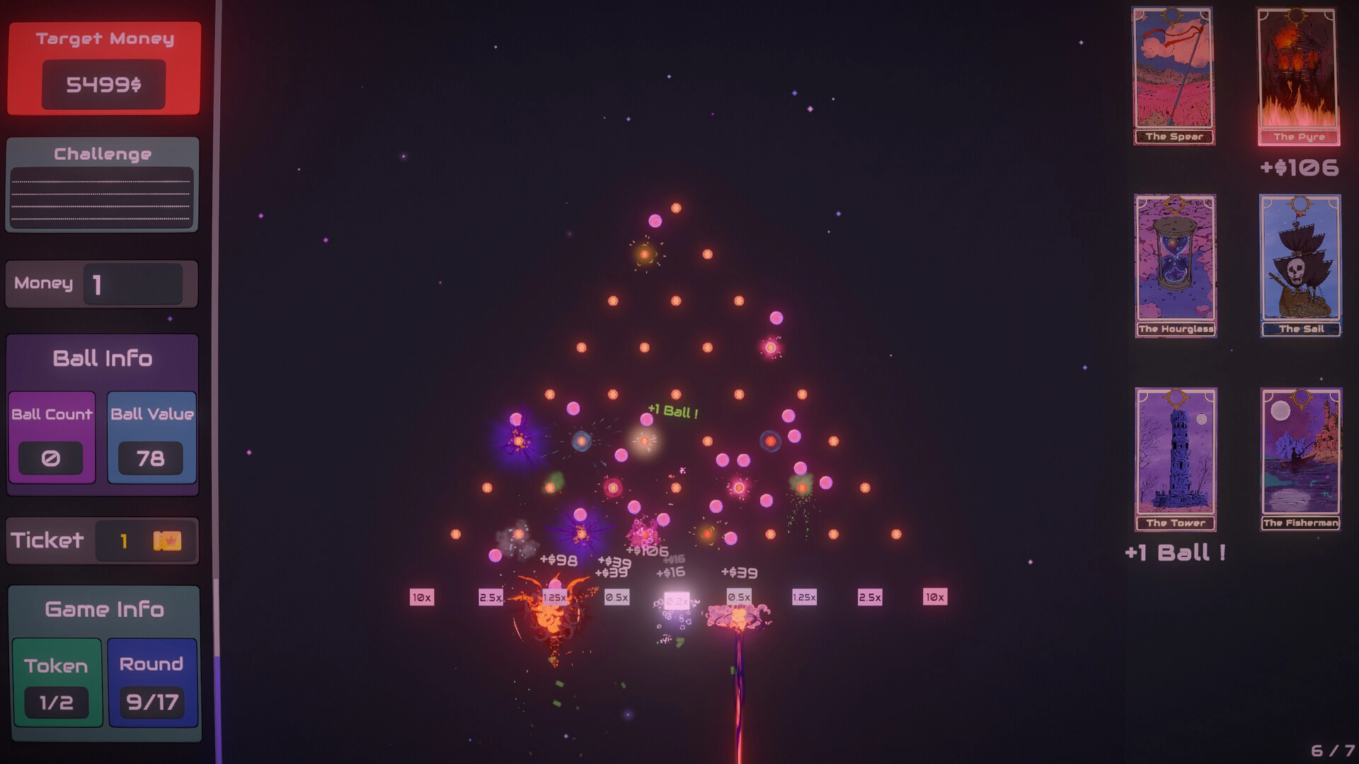 Vibrant neon visual effects in the game (Image source: Steam)