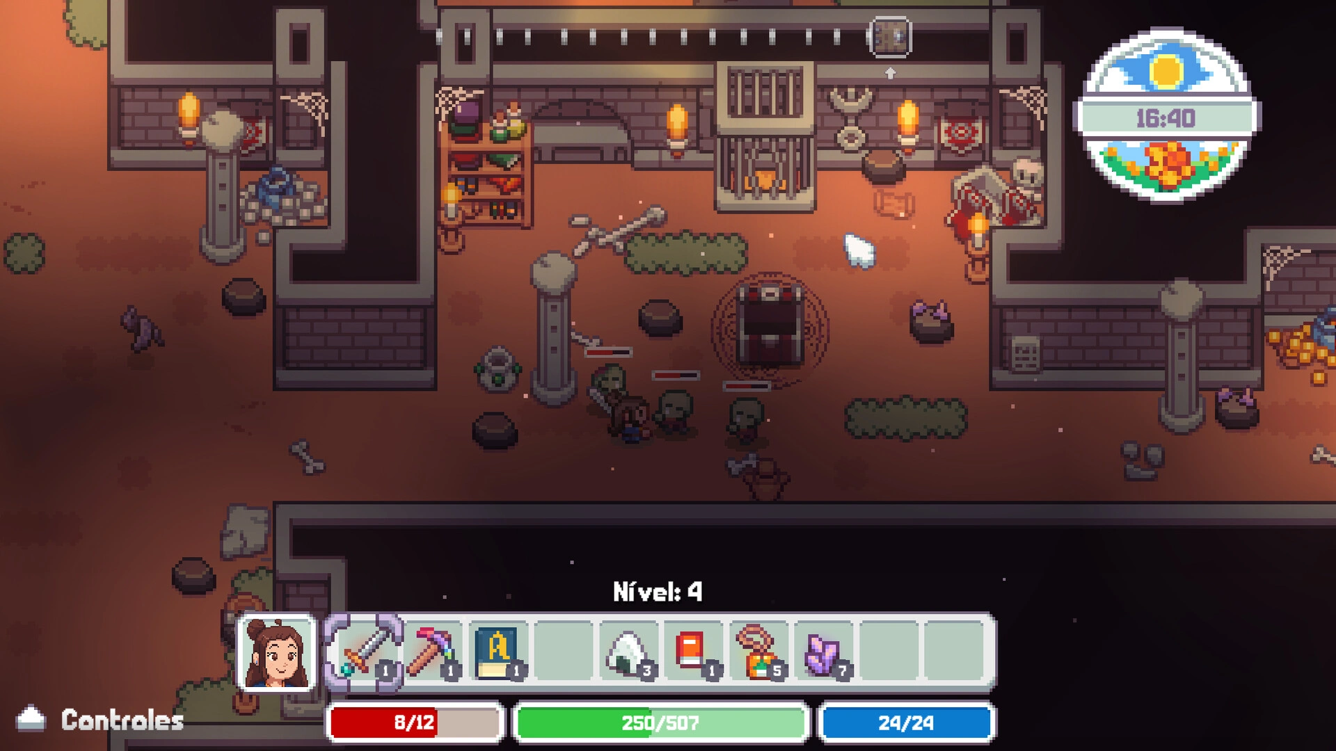 Dungeon exploration in Tales of Bloomrise (Image source: Steam)