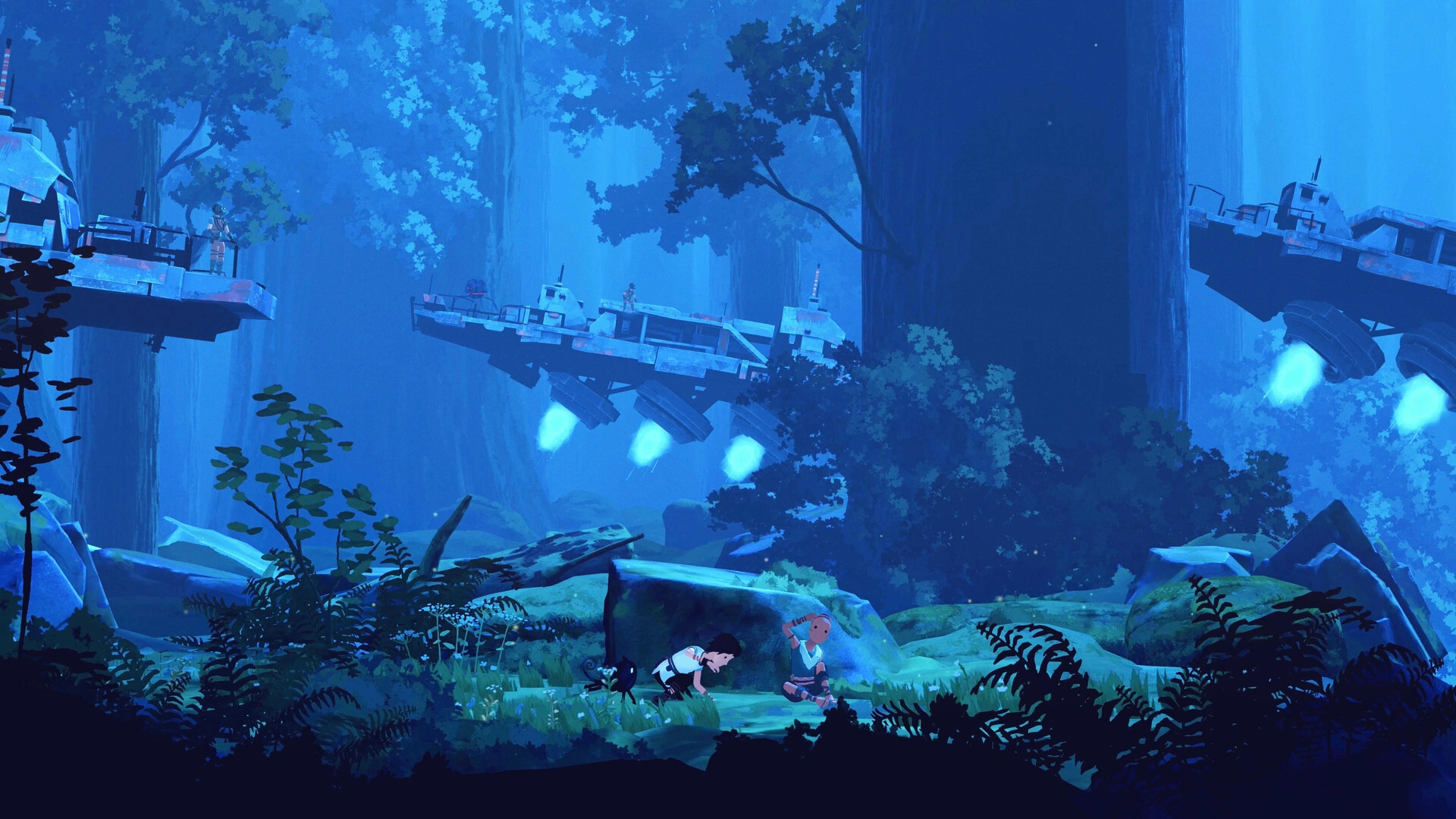 Planet of Lana II: Children of the Leaf features a wordless storytelling approach (Image source: Steam).