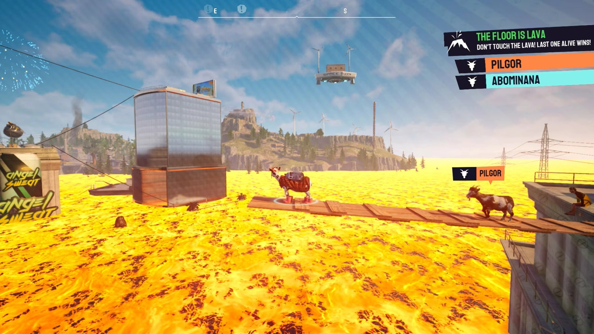 Goat Simulator 3 (Image source: Nintendo)