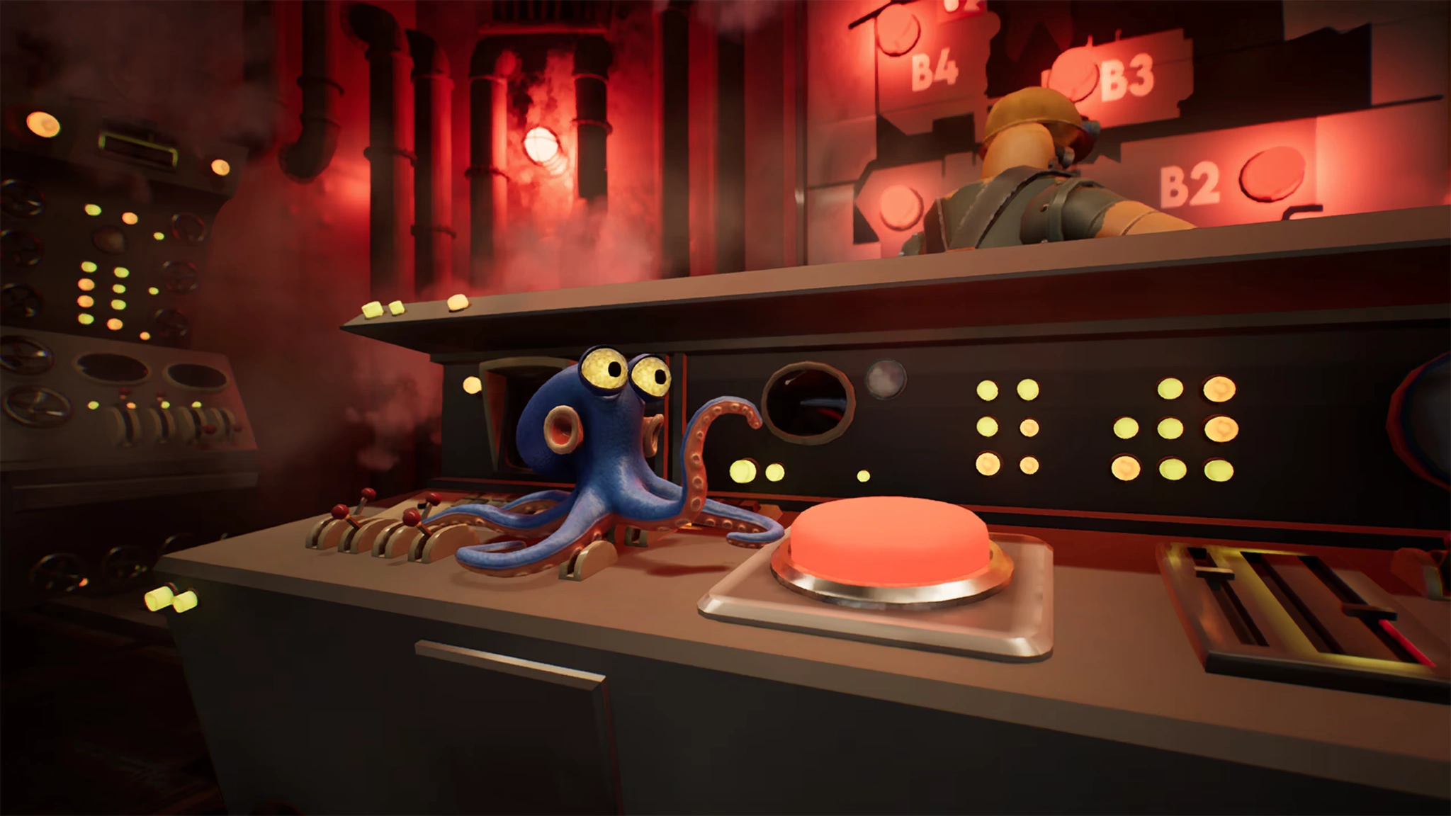 Darwin, the small but intelligent octopus. (Image source: Nintendo)