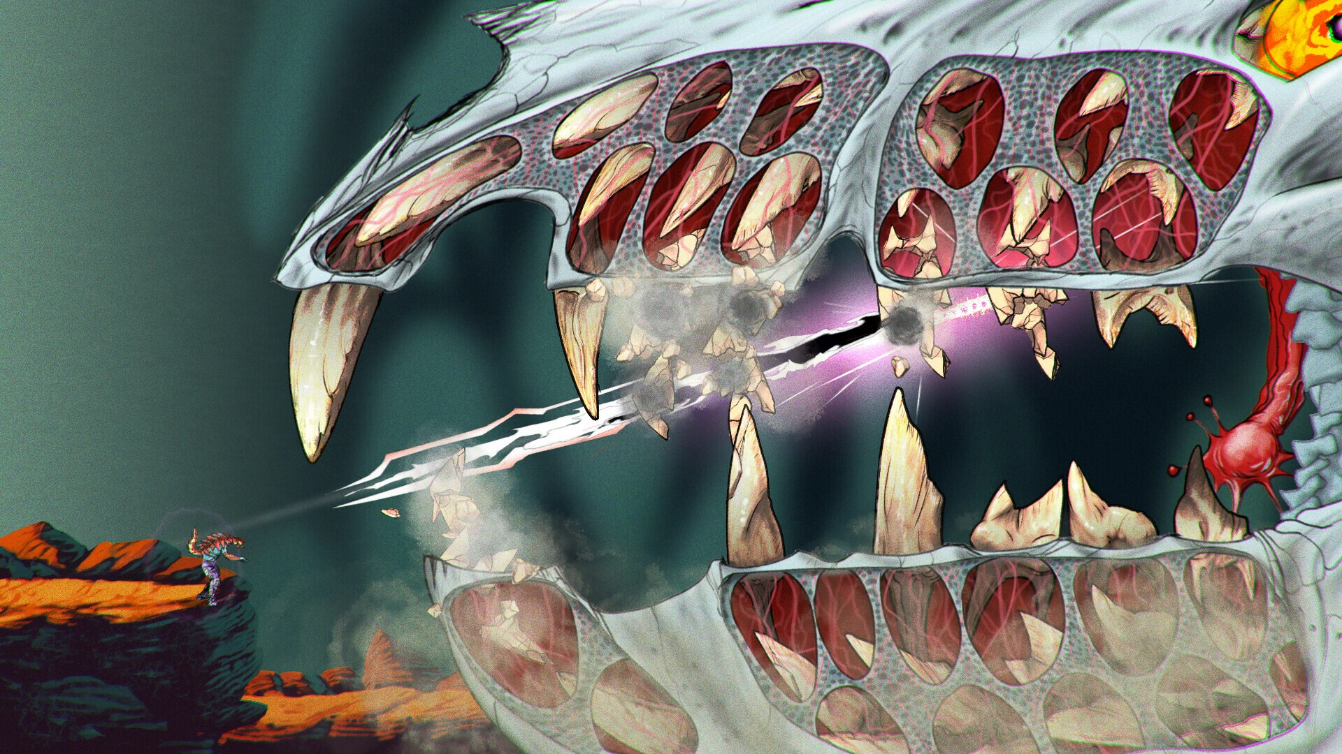 پرتاب ChainStaff به سمت دشمنان (منبع تصویر: Steam)