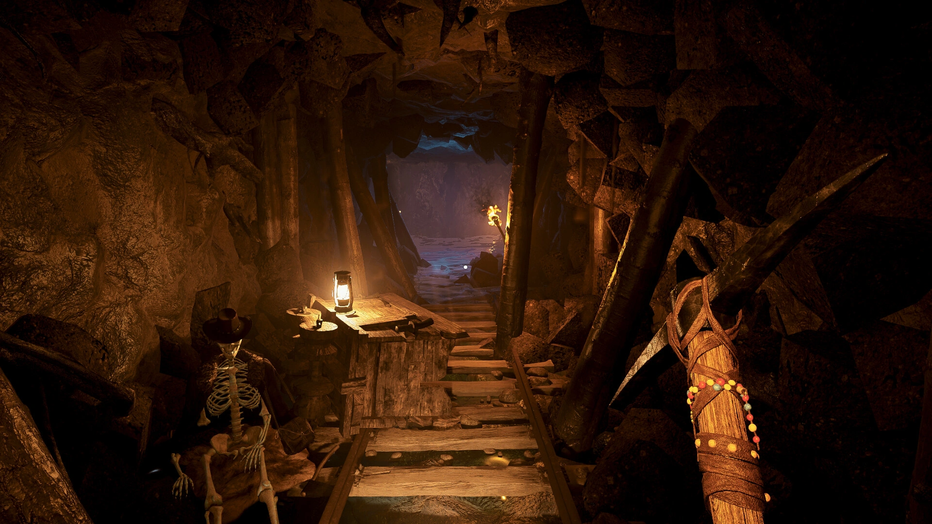 Working inside a mine in Alaska Gold Fever (Image source: Steam)