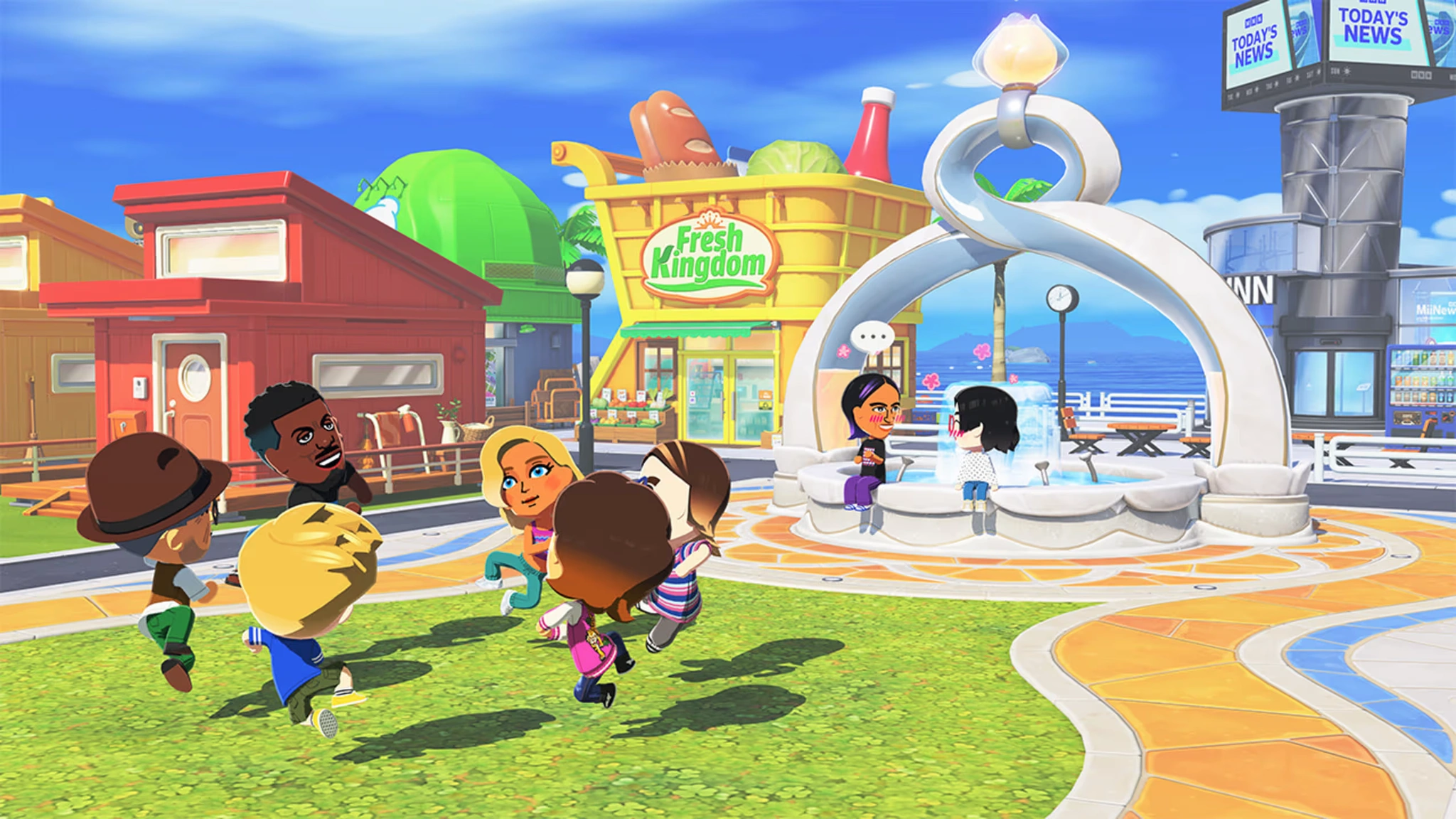 Building a community with Mii characters (Image source: Nintendo)