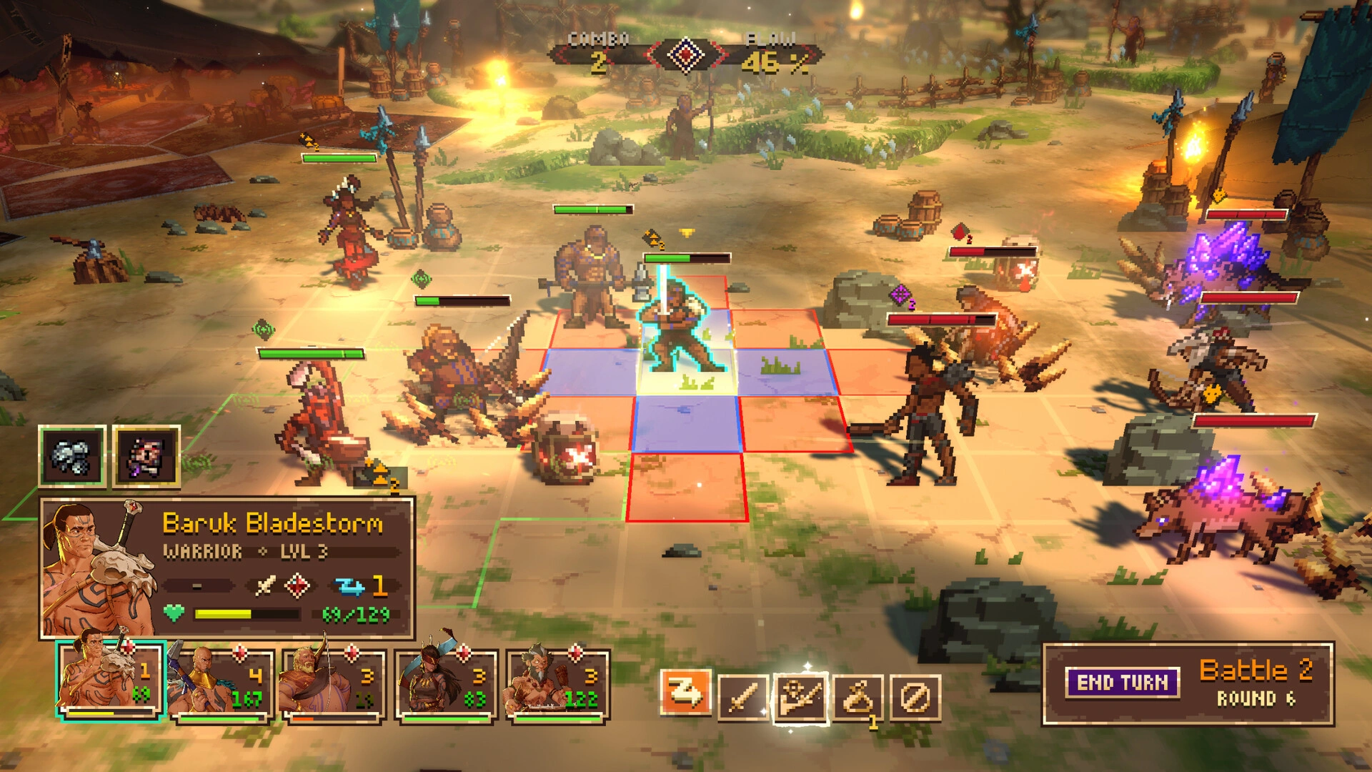 Rhythm-based tactical gameplay in Wardrum (Image source: Steam)
