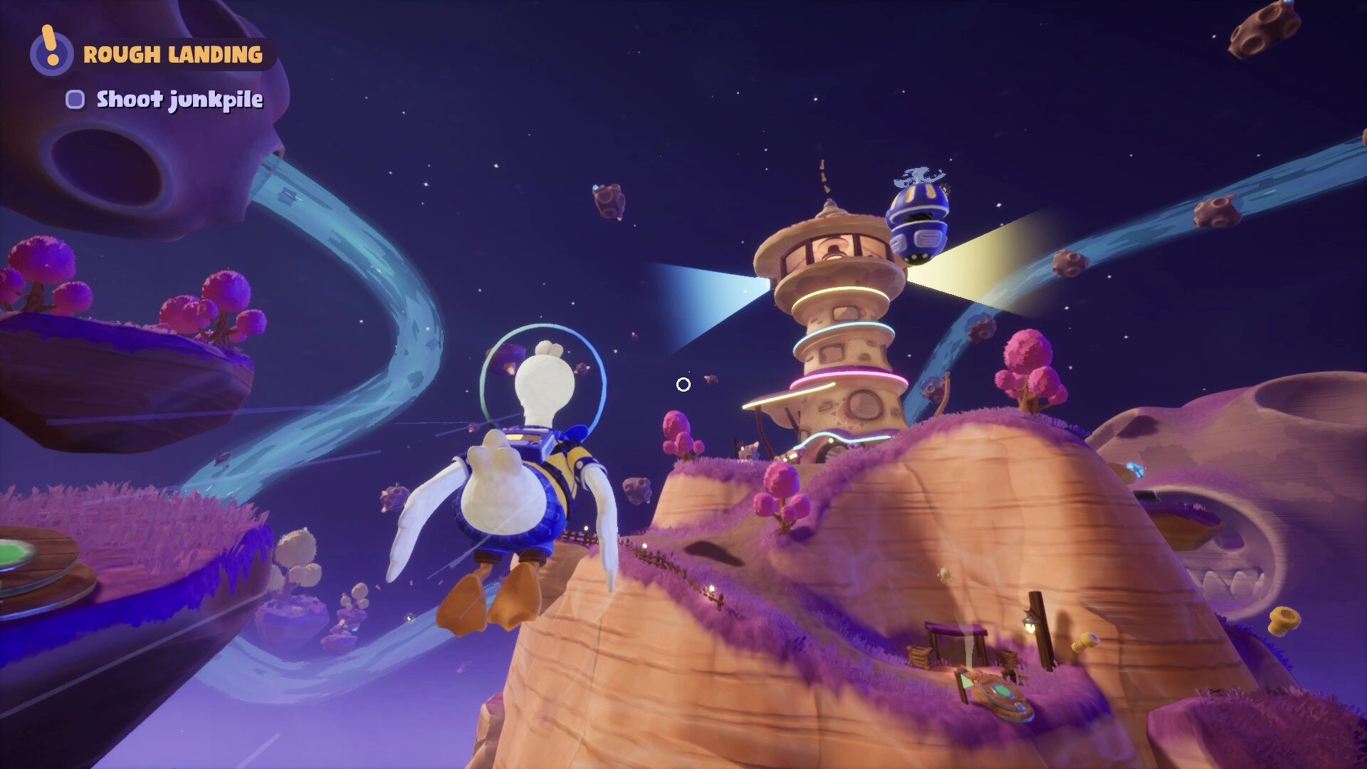Exploring the galaxy in Duck Side of the Moon (Image source: Steam)