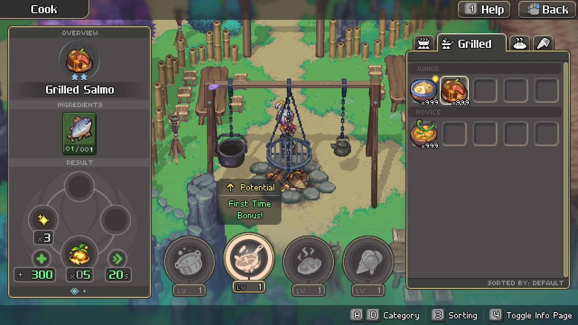 Cooking at resting points (image source: Steam)