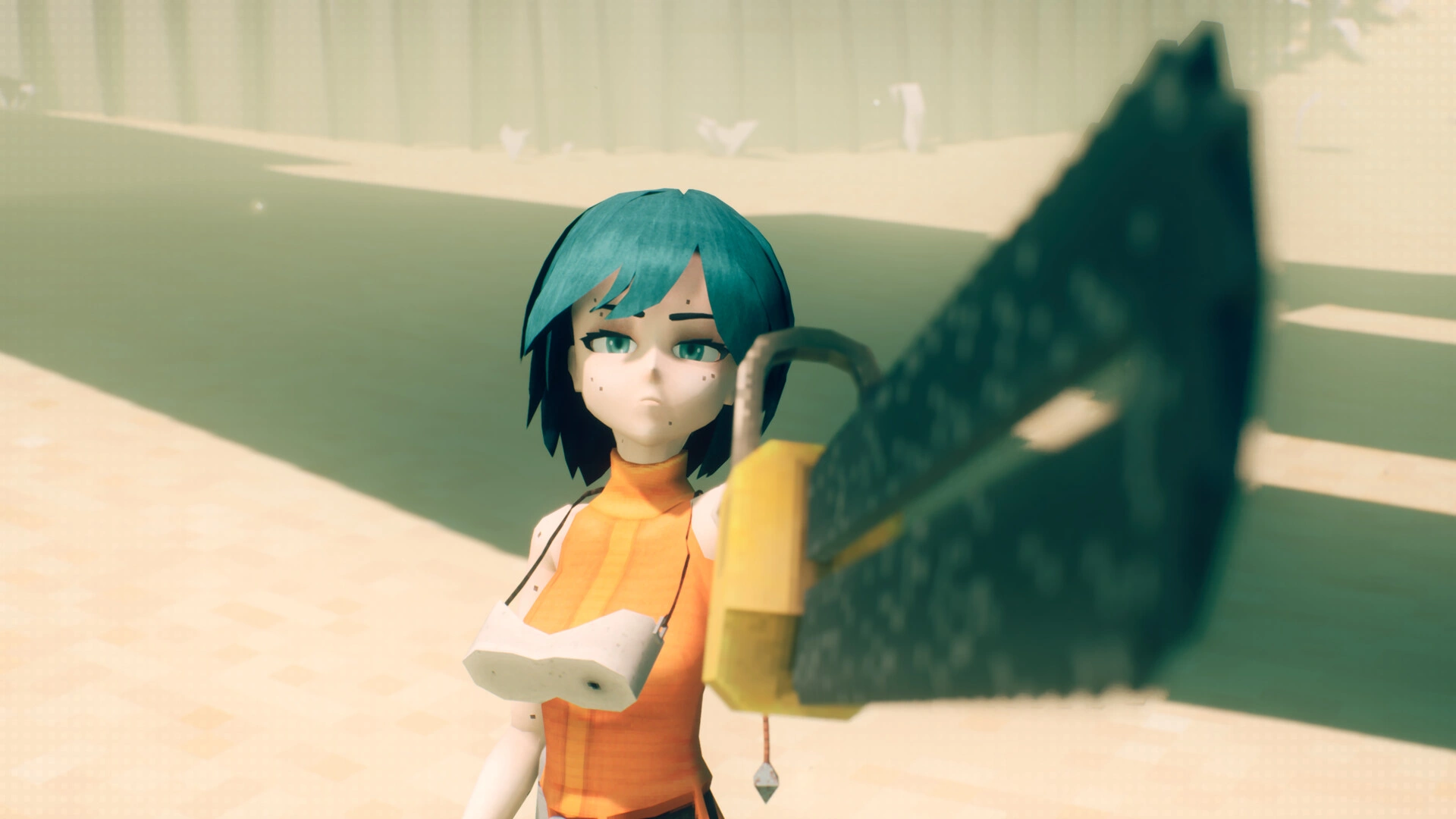 Character P in MOTORSLICE (image source: Steam)