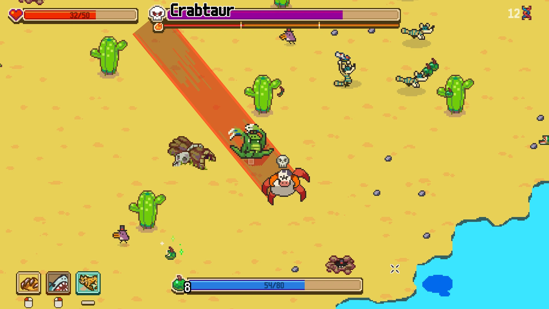 Everything Is Crab: the animal evolution roguelite (image source: Steam)