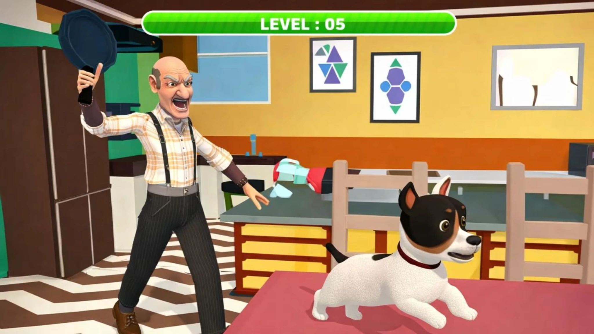 Become a mischievous dog in I Am Dog: Chaos Simulator. (Image source: Nintendo)