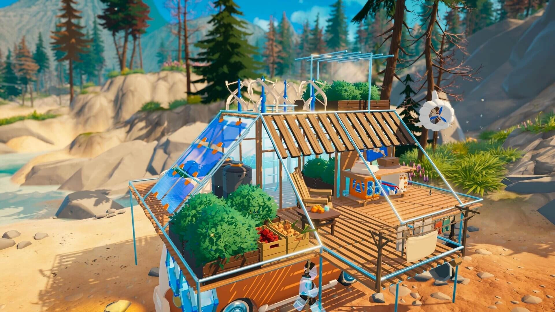 Small garden on the vehicle (Image source: Steam)