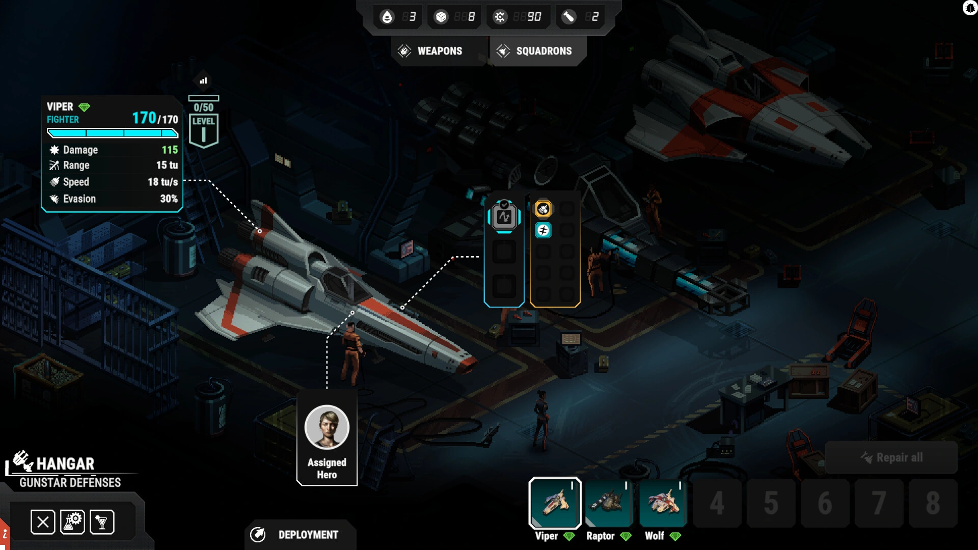 Warship upgrades (image source: Steam)