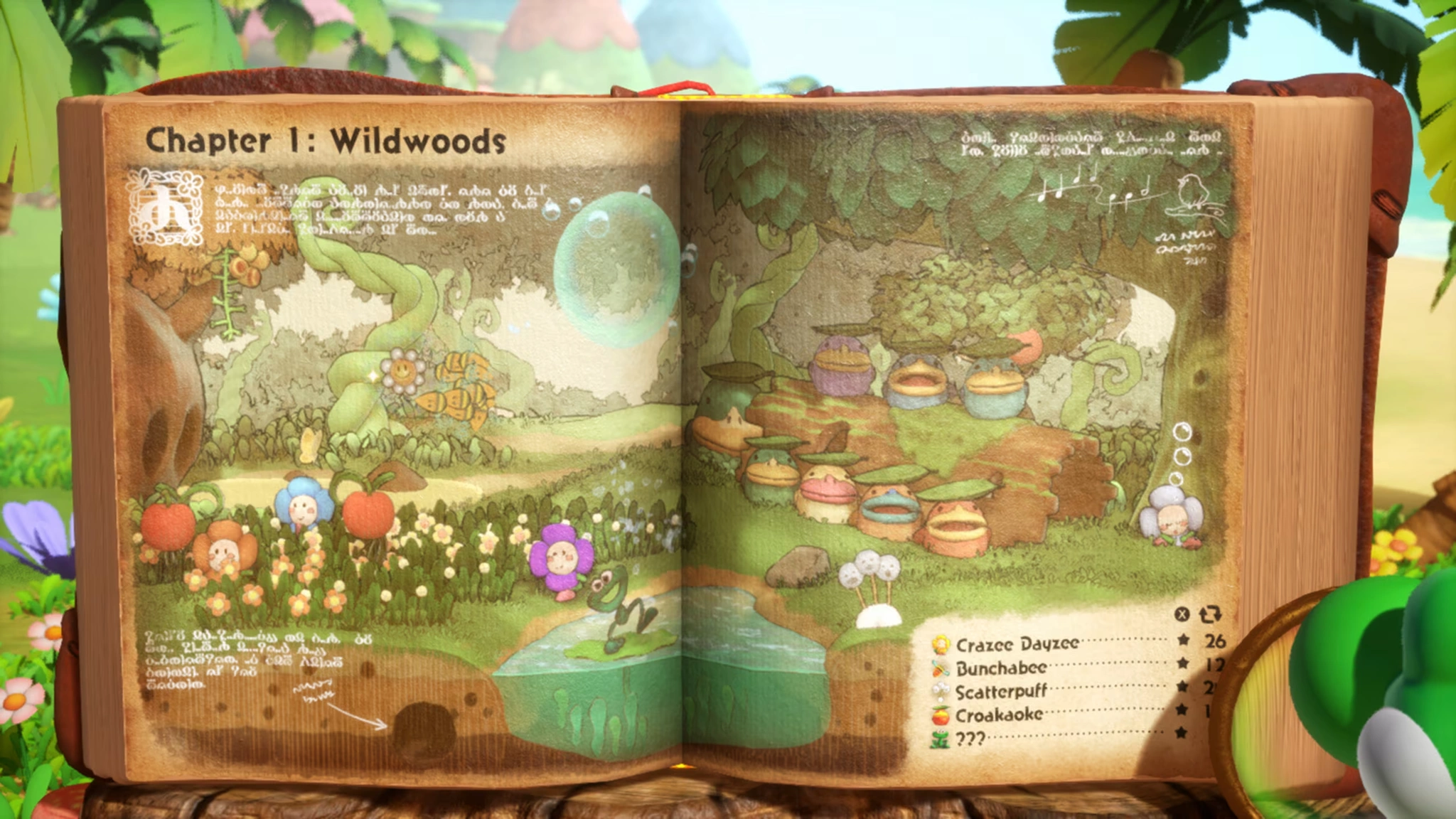 The mysterious book known as Mr. E (Image source: Nintendo)