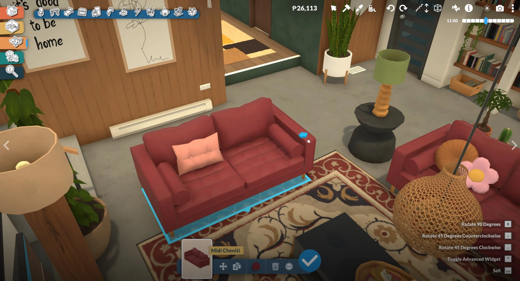 Interior decoration and customization in Paralives (Image source: Steam)