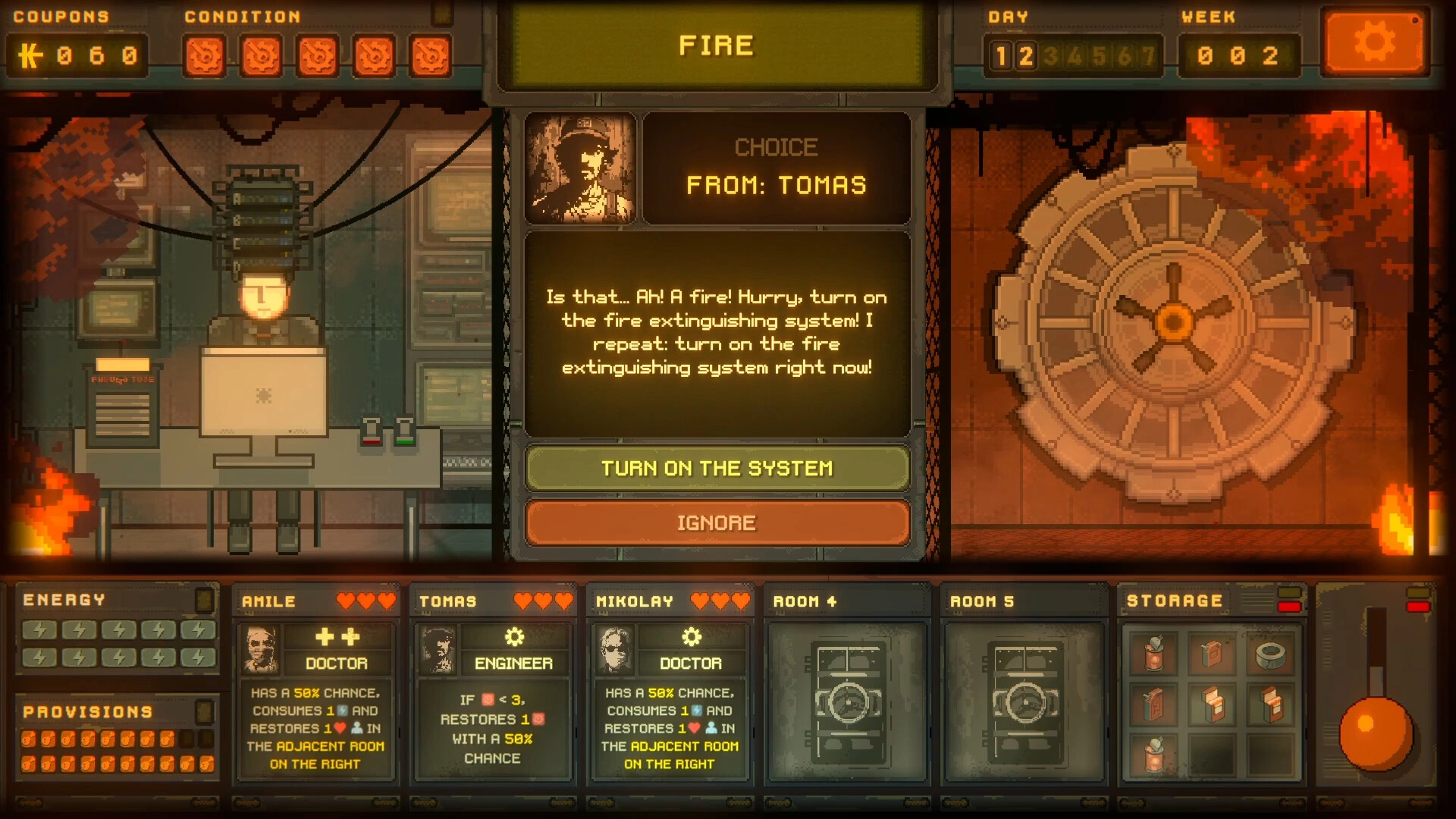Threats inside the bunker system. (Image source: Steam)
