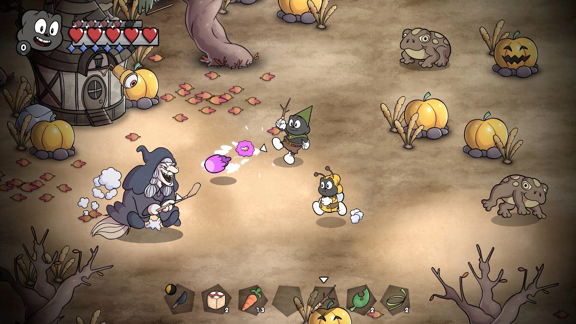 Fight against bosses. (Image source: Steam)