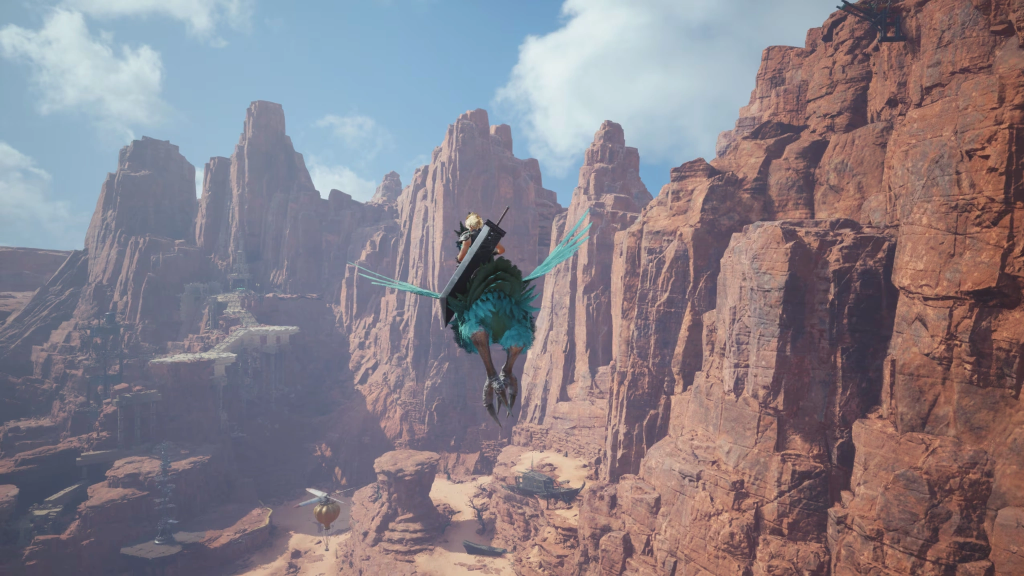 Exploring new lands while riding chocobos. (Image source: Nintendo)