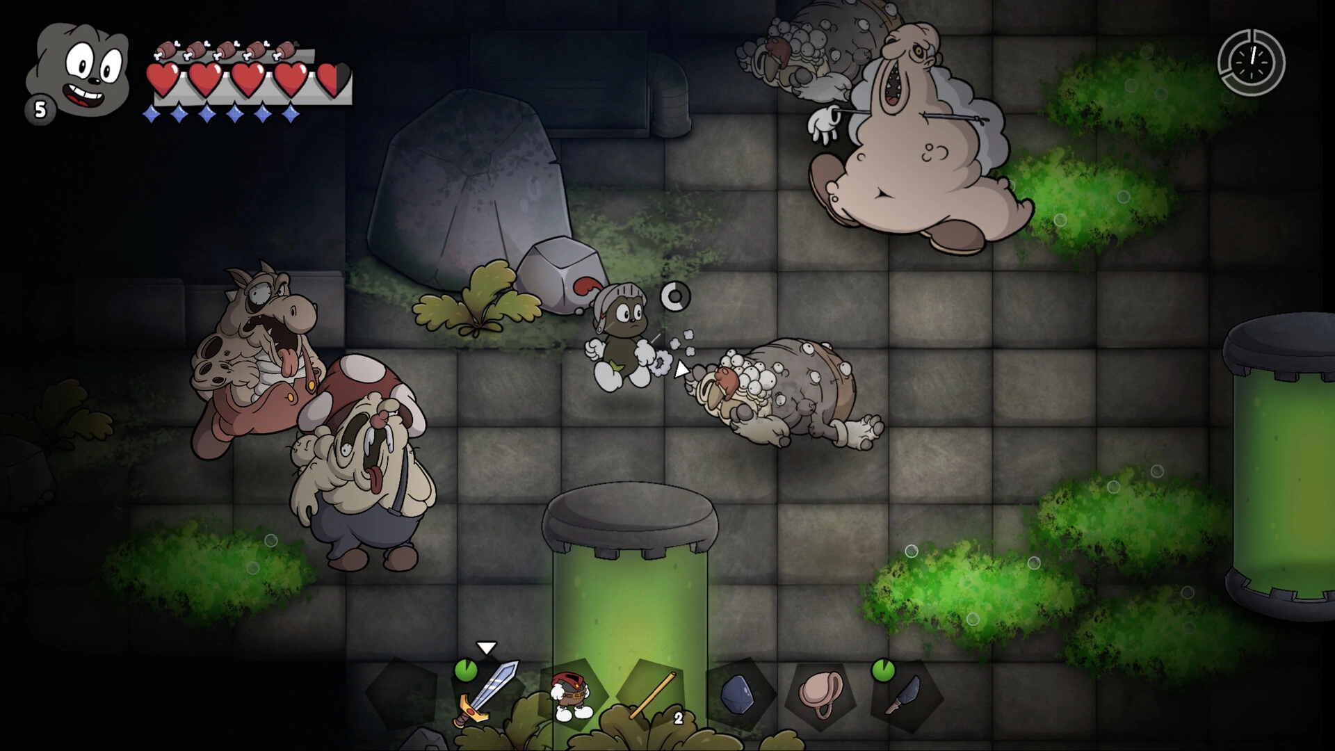 Nighttime in Gombo is filled with dangers. (Image source: Steam)