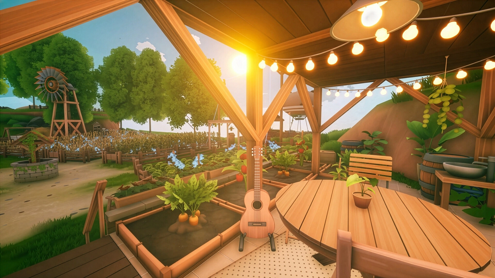 Life on floating islands in the sky. (image source: Steam)