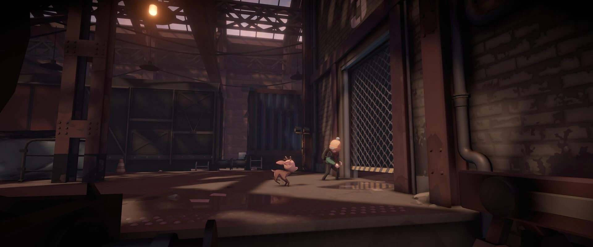 Deer & Boy revolves around the bond between two characters (image source: Steam)