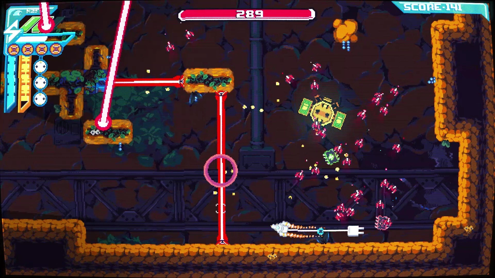 Fast-paced combat filled with dense bullet patterns. (Image source: Steam)