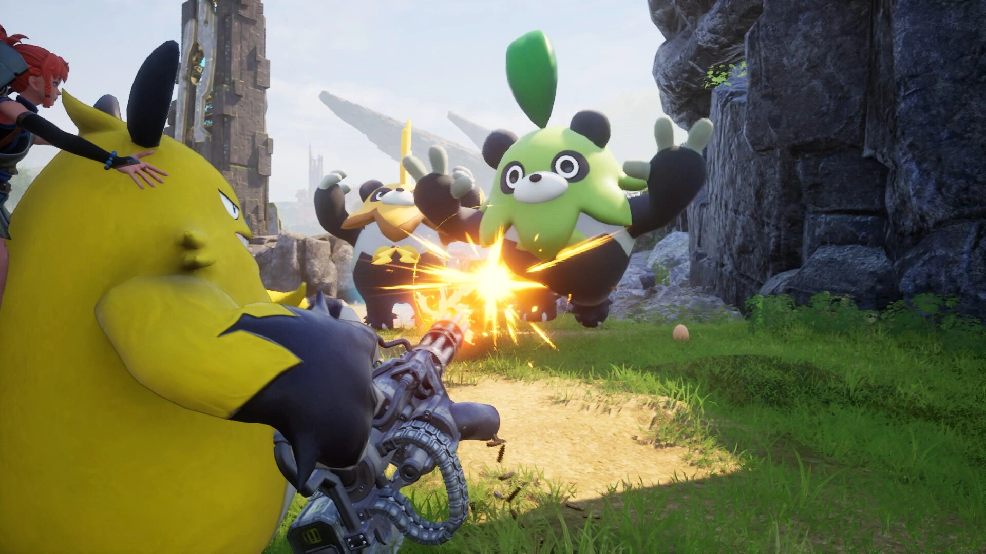 Fight enemies alongside your Pals. (Image source: Steam)