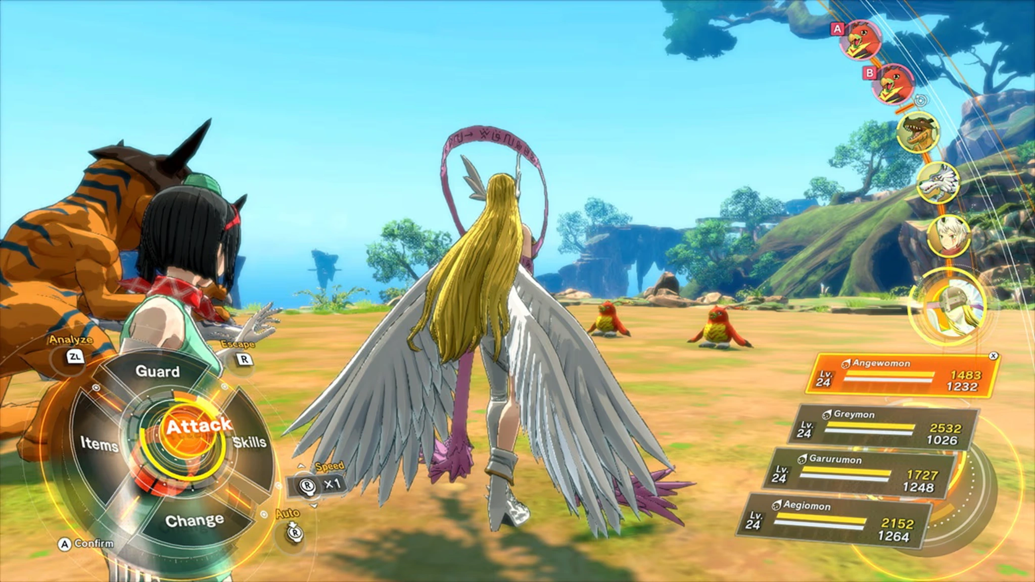 Turn-based combat (Image source: Nintendo)