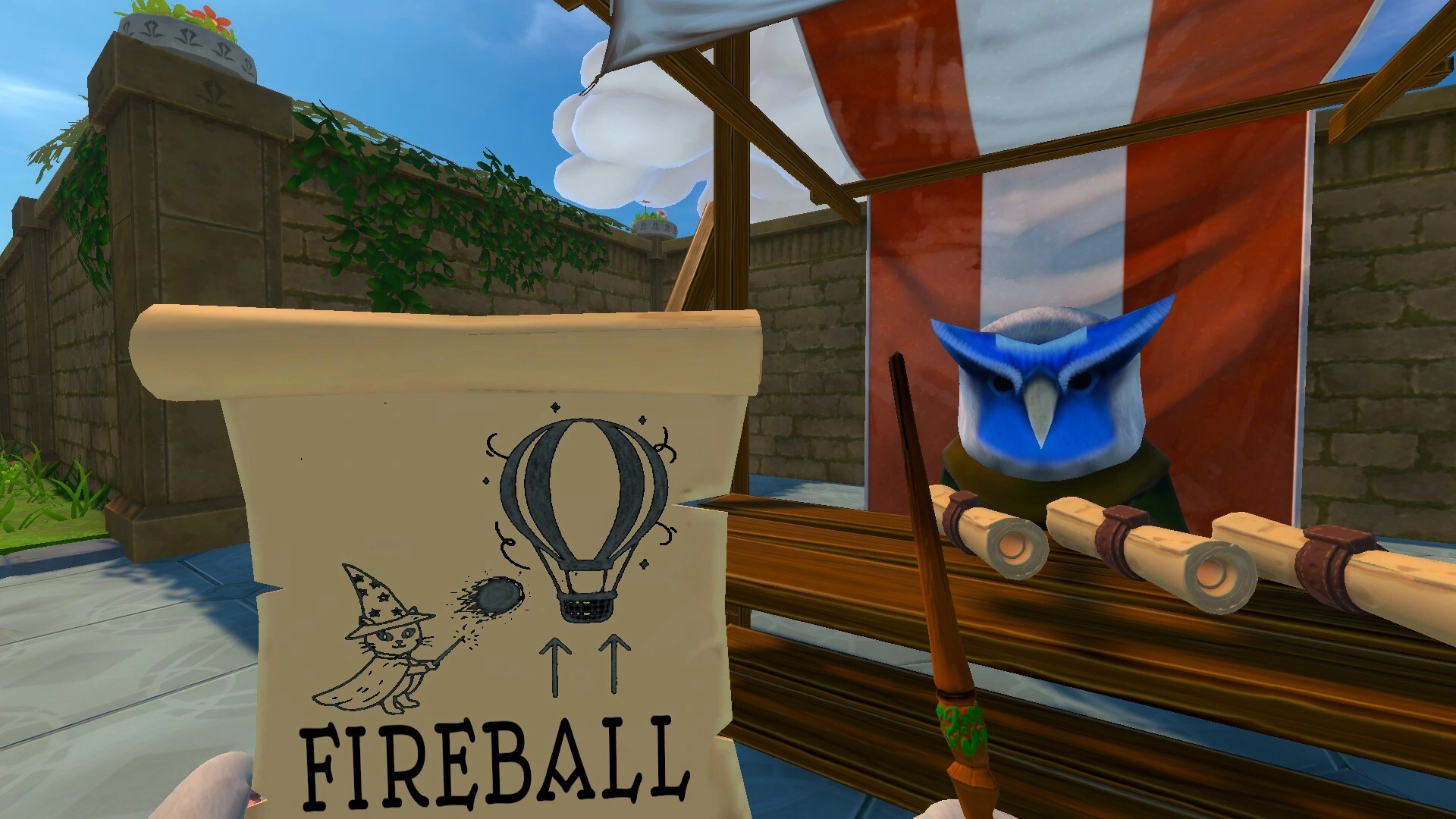 Casting spells with your voice (Image source: Steam)
