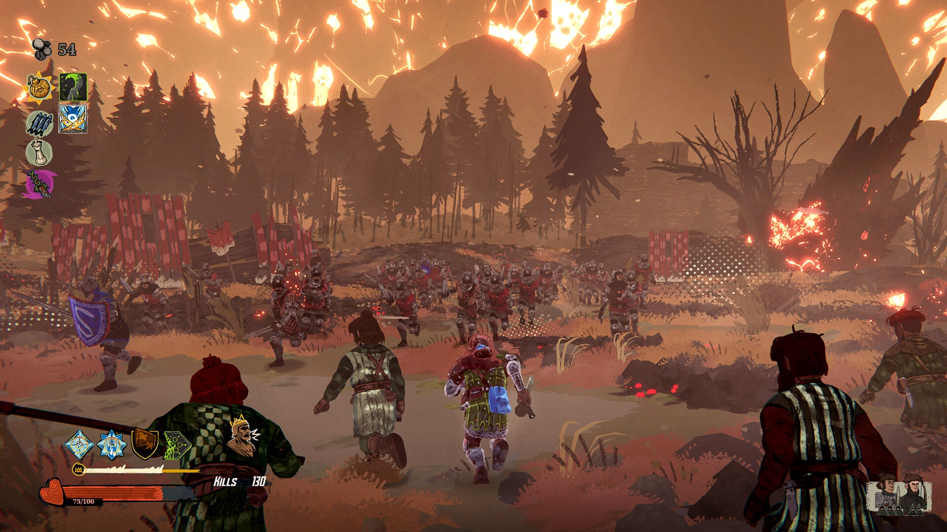 Battling to drive back the invading forces. (Image source: Steam)