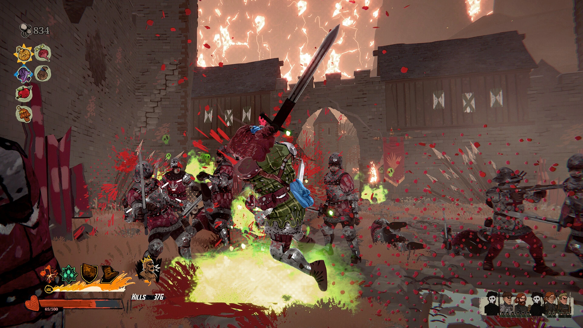 Third-person hack-and-slash combat. (Image source: Steam)