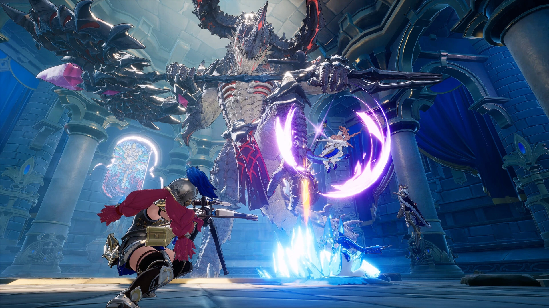 A challenging boss battle (Image source: Steam)