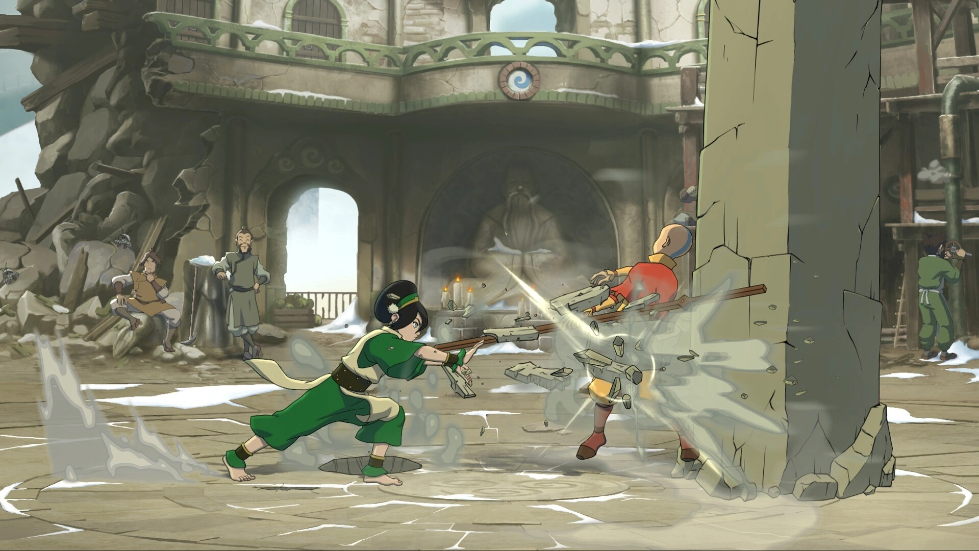 Battles between familiar Avatar characters (Image source: Steam)