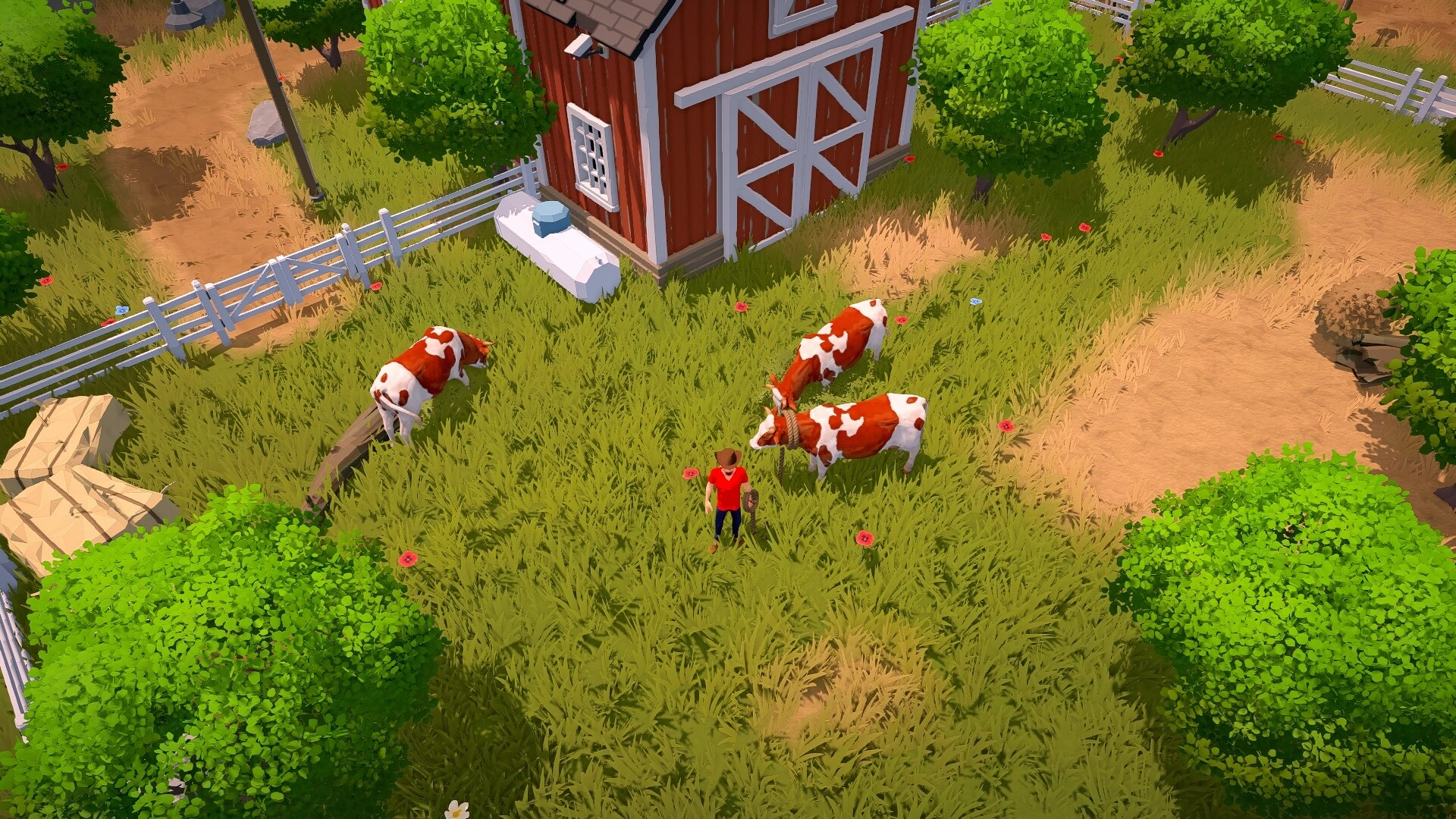 Take part in farming and livestock activities. (Image source: Steam)