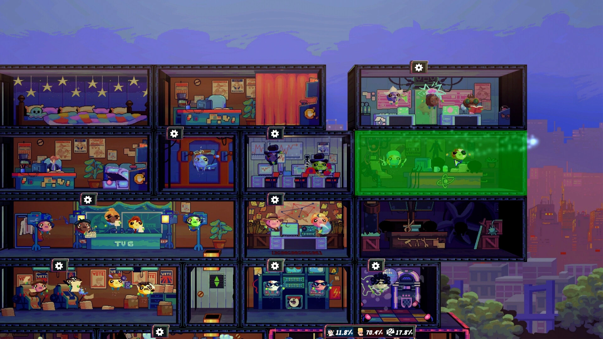 Build and customize your campaign bus. (Image source: Steam)