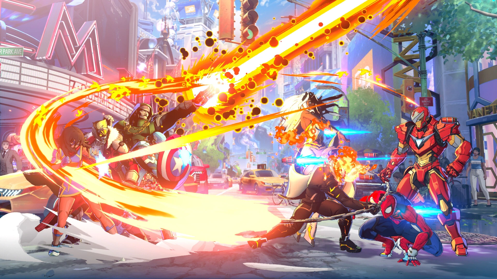 Build a four-character team for 4v4 battles. (Image source: Steam)