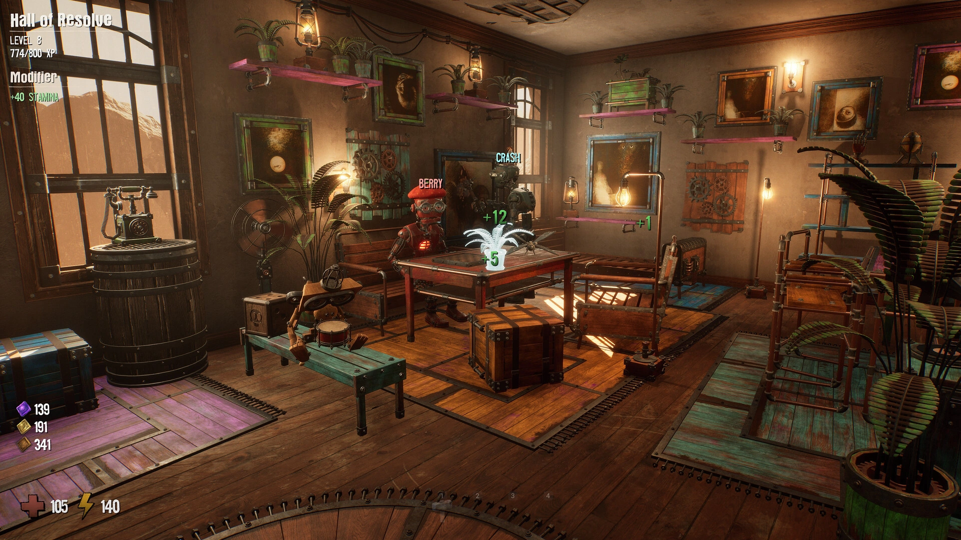 Collected resources are used to upgrade the base (Image source: Steam)