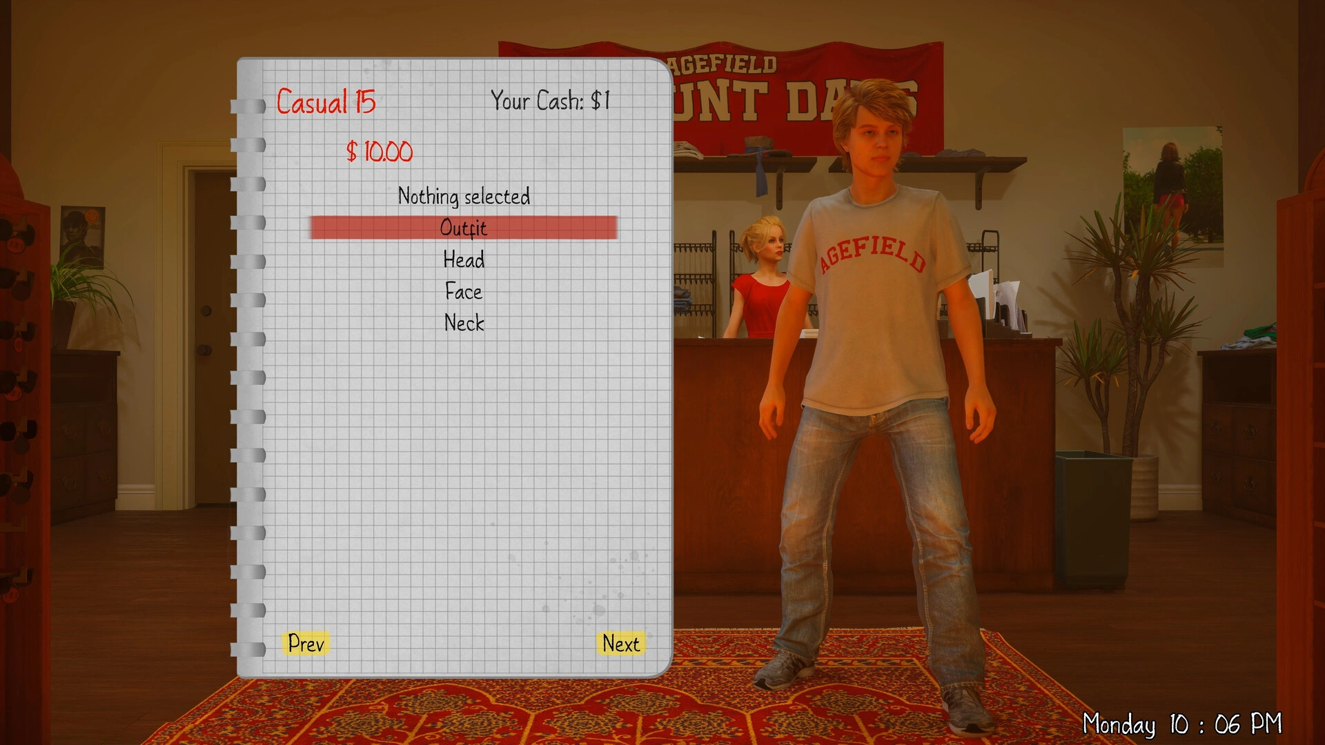 Earning money and shopping. (Image source: Steam)