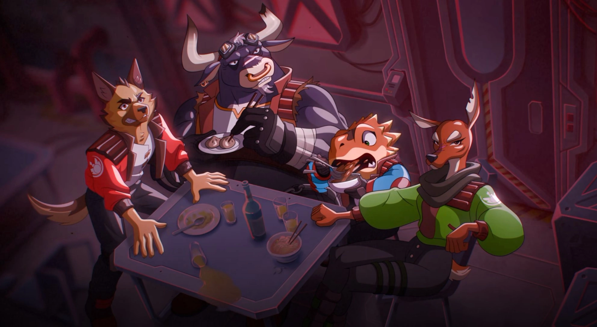 The Blue Bombers squadron (Image source: Steam)