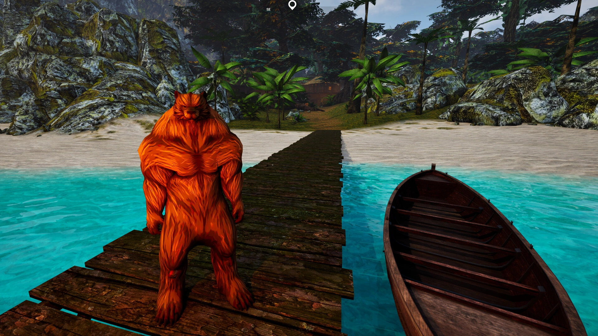 The island is home to many strange creatures (Image source: Steam)