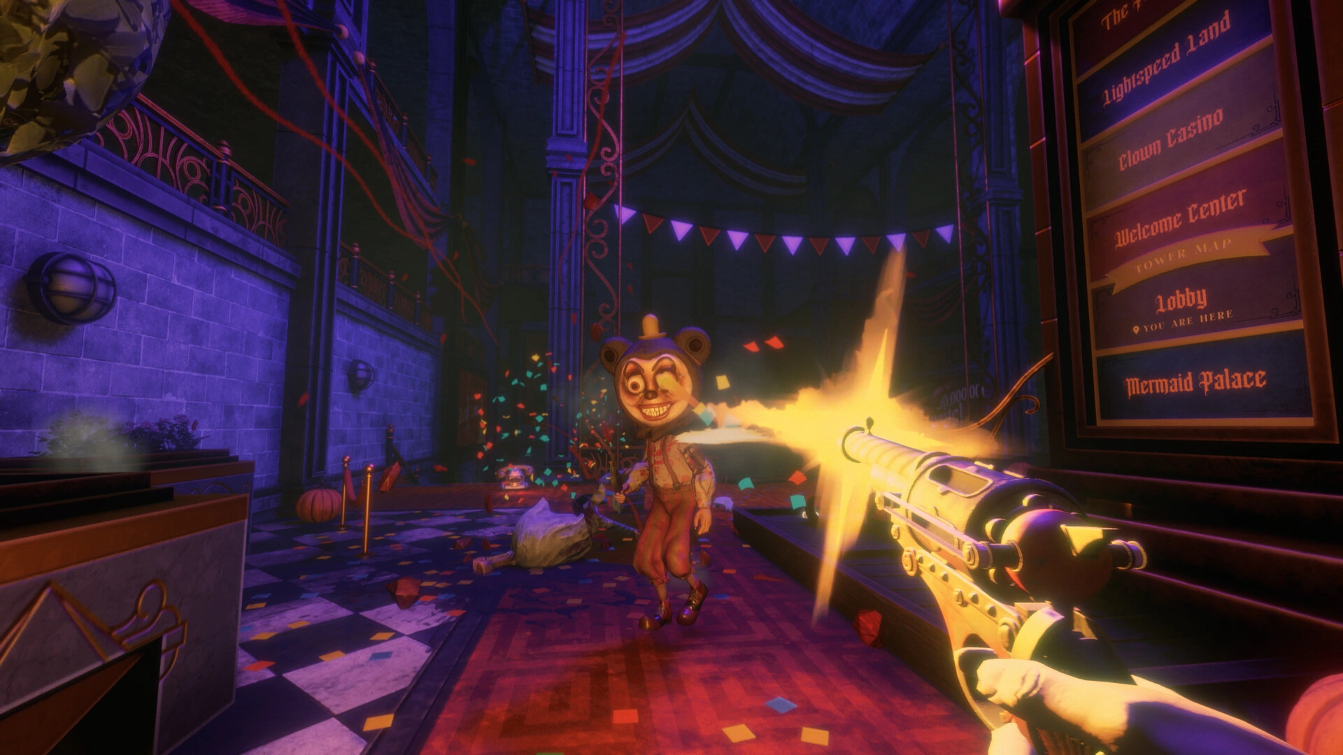 Facing fairy-tale mascots. (Image source: Steam)