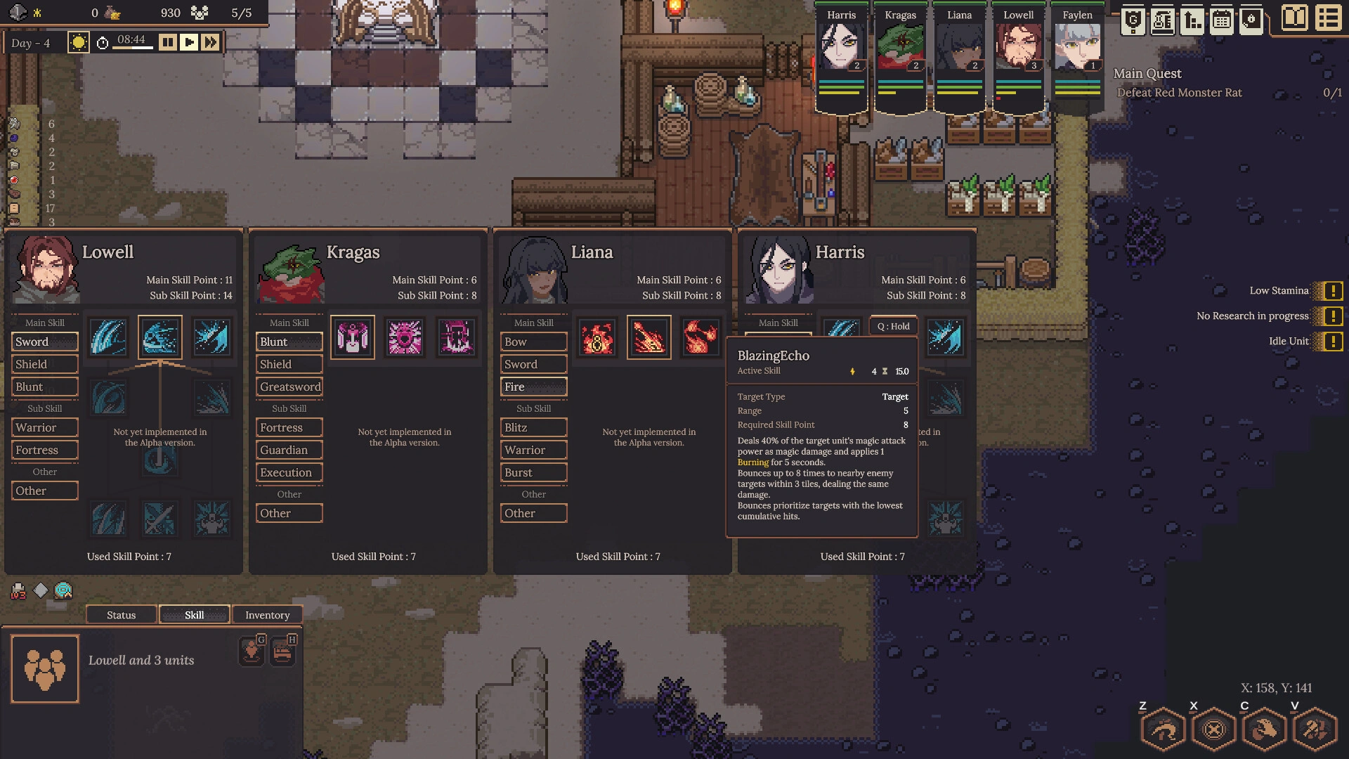 Recruiting characters and developing a tactical party (Image source: Steam)