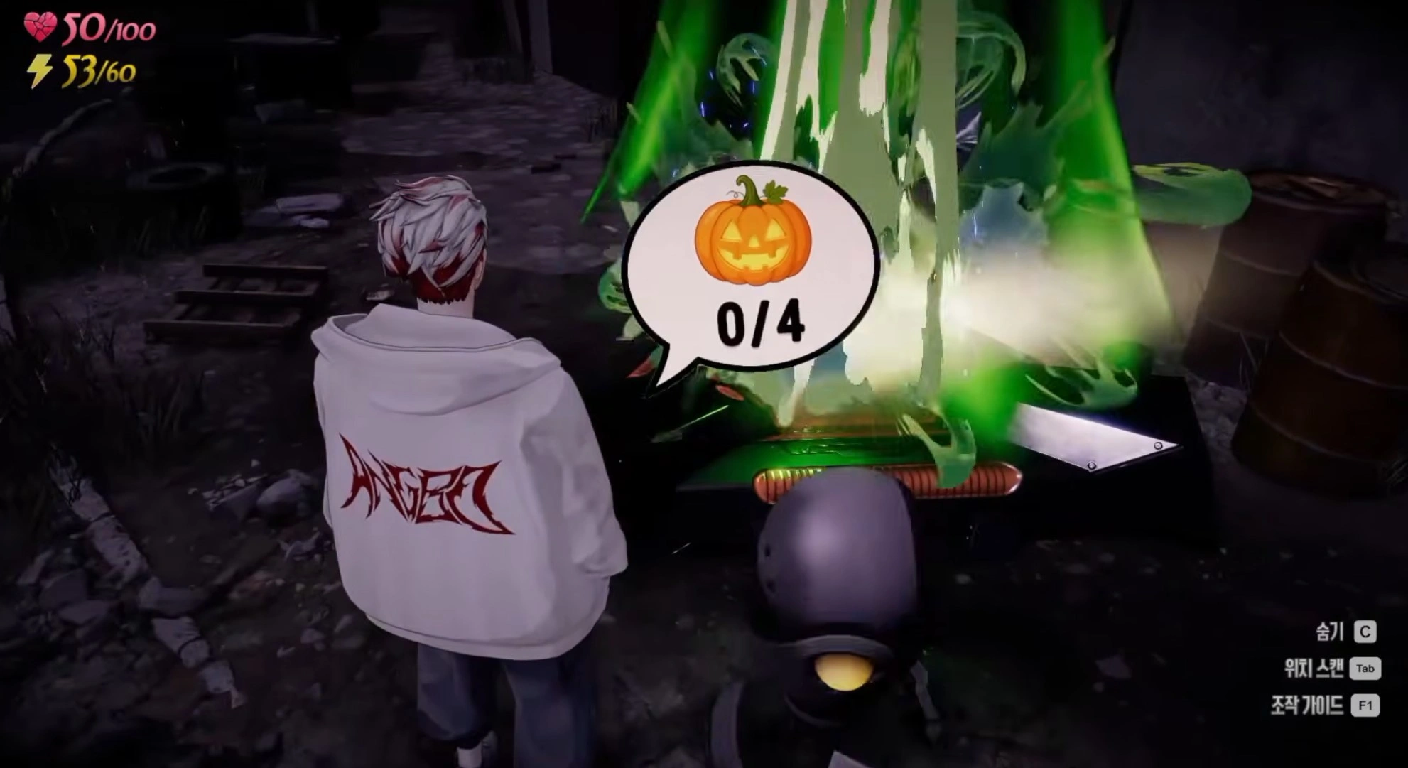Searching for pumpkins (Image source: Steam)