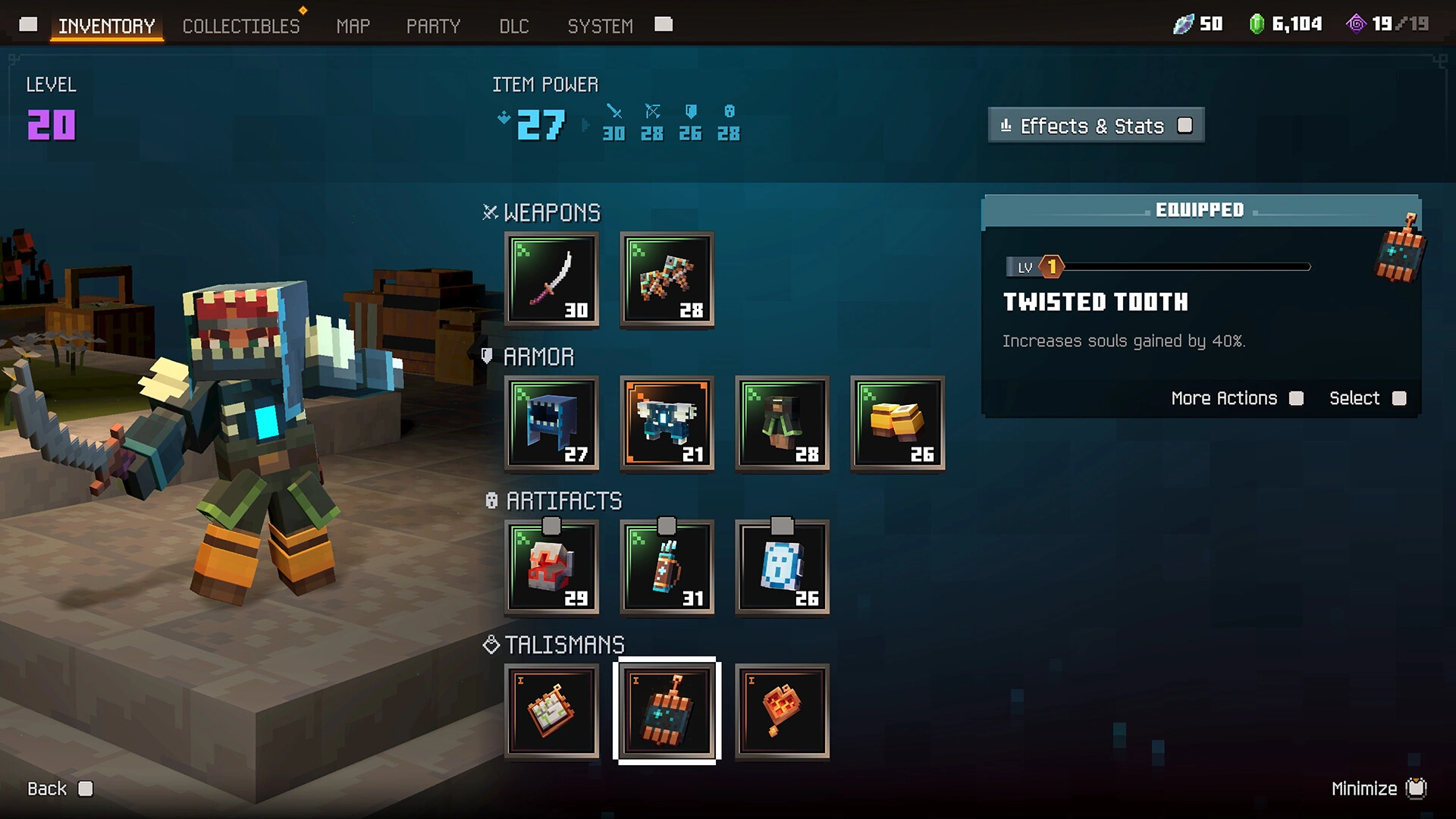 A diverse gear system (Image source: Steam)
