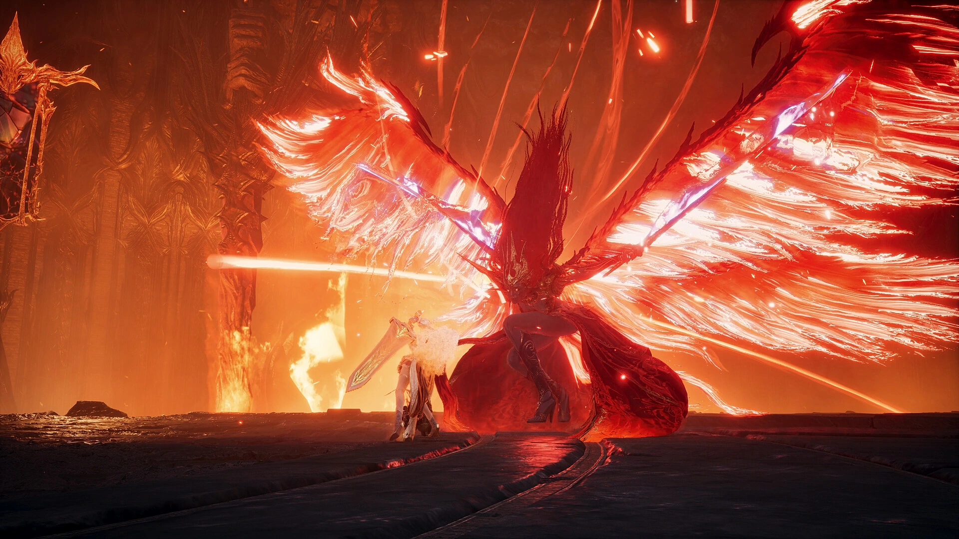 An epic boss battle. (Image source: Steam)